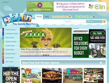Tablet Screenshot of playfin.com